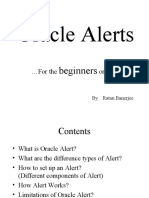 Oracle Alerts