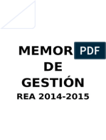 Memoria de Gestión