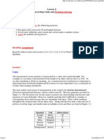 Lesson 1 - Converting Units and Problem Solving PDF