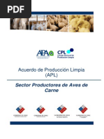 Acuerdo de Produccion Limpia Aves de Carne