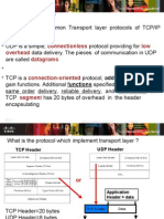 TCP and Udp: Connectionless Low Overhead Datagrams