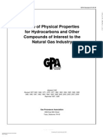 GPA Table of Physical Properties