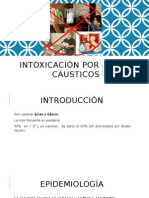 Intoxicación Por Cáusticos