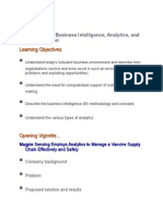 Business Intelligence: A Managerial Perspective On Analytics