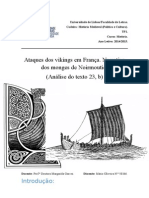 Ataques Dos Vikings em França. Narrativa Dos Monges de Noirmoutier