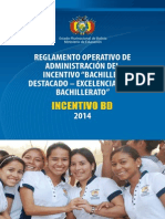 Incentivo Al Bachiller Destacado