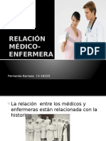 Relación Médico Enfermera