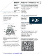 Questões - Biologia (Citologia - Organelas Citoplasmáticas) - Formatado