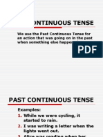 Past Continuous Tense