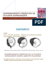 Desprendiemitno Prematuro de Placenta Final