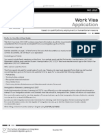 INZ1015 - Work Visa Application Form