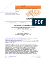 MACHADO, J.V. FISS, D.M.L. Educação de Jovens e Adultos Encantamento e Permanência Na Escola