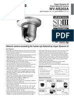 Panasonic WV-NS202A Spec Sheet