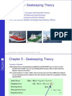 Chapter 5 - Seakeeping Theory: Lecture Notes TTK 4190 Guidance and Control of Vehicles (T. I. Fossen)