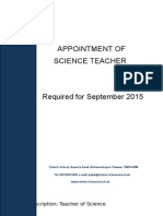 Teacher of Science