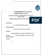 Etapa Numérica en Los Grados Intermedios.