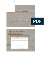 Design For Shear: Slabs Without Shear Reinforcement