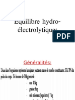 Equilibre Hydro Electrolytique