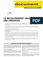 Recouvrement Amiable Des Creances