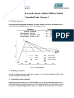 Structural Analysis by Direct Stiffness Method