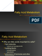 Fatty Acid Metabolism