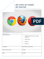 Investigación de Como Se Instala Navegadores de Internet
