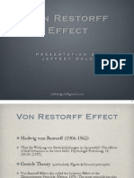 Von Restorff Effect by Jeffrey Gold