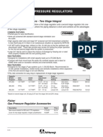 Fisher Gas Pressure Regulators - Two Stage Integral