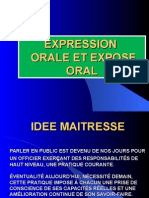 Expression Orale Et Expose Oral