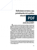 Reflexiones en Torno A Una Periodización de La Política Educativa en México