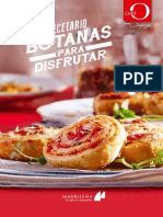 Chef Oropeza - Recetario Botanas para Disfrutar