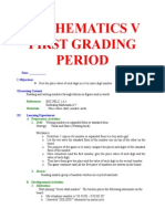 Mathematics V LP 1ST To 4TH Grading