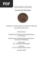 Utilidad de La Escala ACFS para Poblaciona Preescolar Con Sindrome de Down