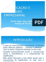 Comunicação e Expressão Empresarial - Slides