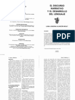 El Discurso Narrativo y El Desarrollo Del Lenguaje 2000