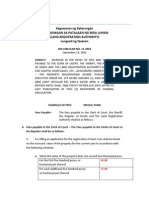 LRA Circular No. 11-2002 - Schedule of Fess of The LRA