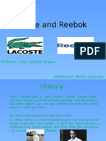 Lacoste Reebok Comparatie