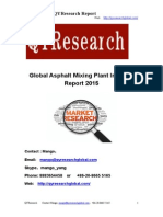 Global Asphalt Mixing Plant Industry Report 2015