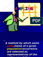 Sampling Method in Thesis