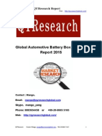 Global Automotive Battery Box Industry Report 2015