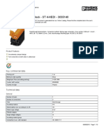 Feed-Through Terminal Block - ST 4-HEDI - 3035140: Key Commercial Data