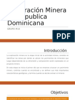 Exploración Minera en Republica Dominicana