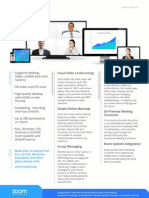 Zoom Datasheet