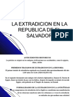 La Extradicion en La Republica Del Salvador (POWER POINT)