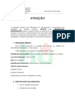 Manual de Coleta de Exames Microbiológicos