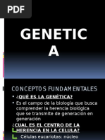 Genetica Fundamentos Bioneurologicos Del Aprendizaje