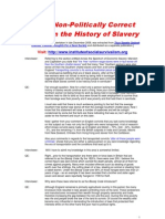 Some Non-Politically Correct Facts On The History of Slavery