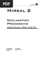 RMP - Declaration Processing User Manual v1.1 - Part2of2