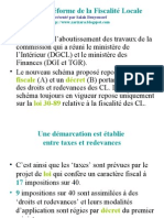 Réforme de La Fiscalité Locale