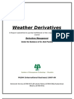 Weather Derivatives in India